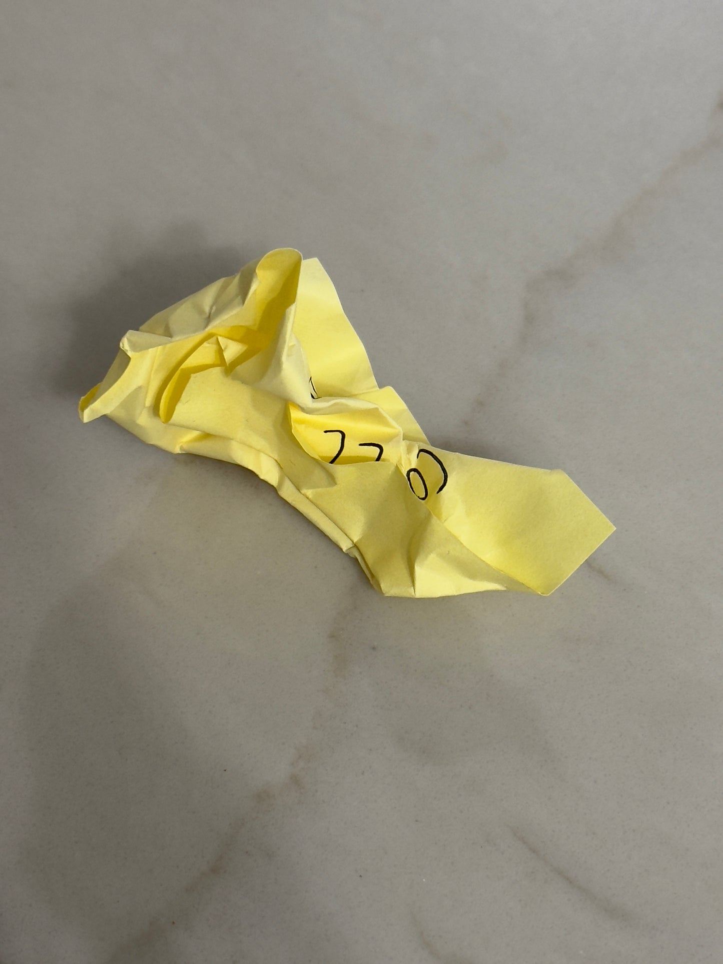 Test Auction, Ball of paper
